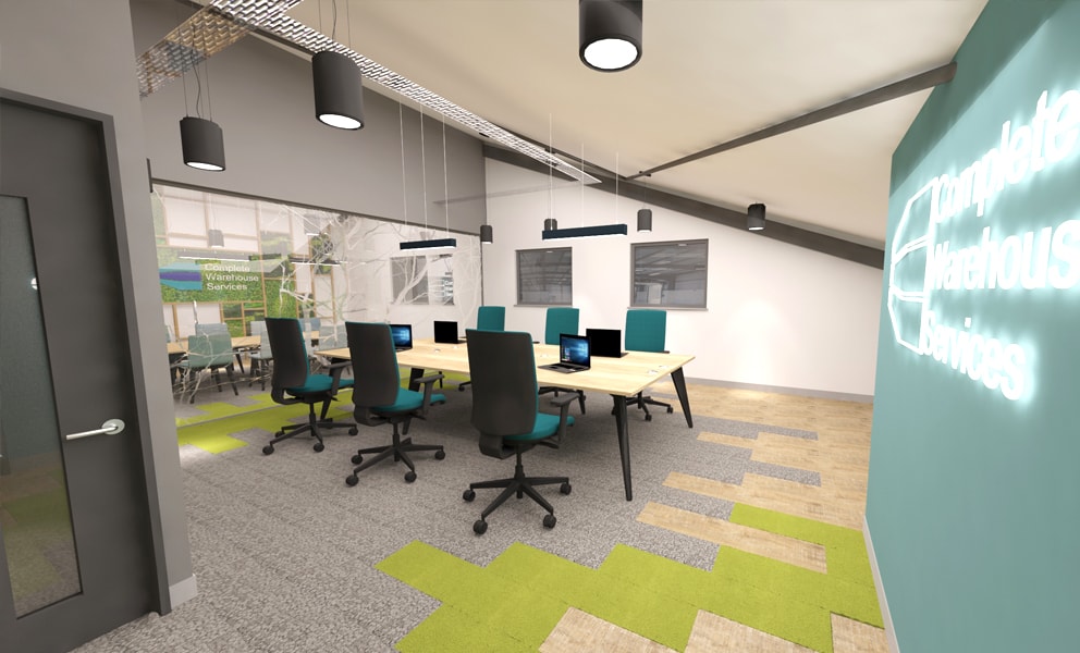 3D Office Space Planning 