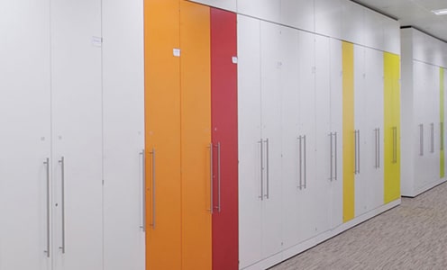 Storage wall partitioning