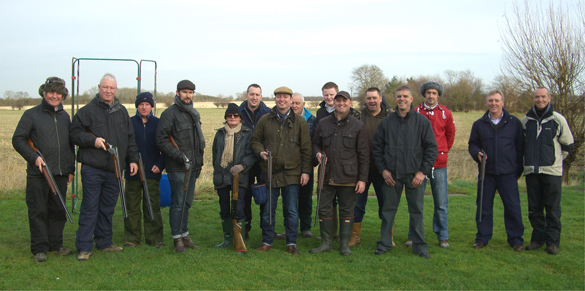 Proici Members at clay pigeon shooting