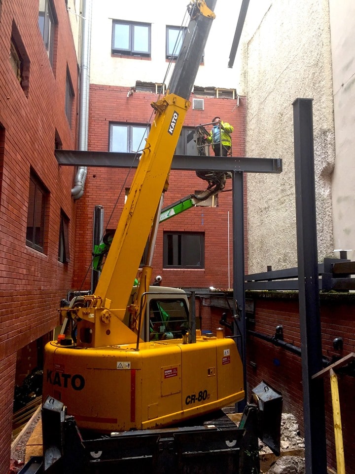 Bristol Crane Construction for Atrium