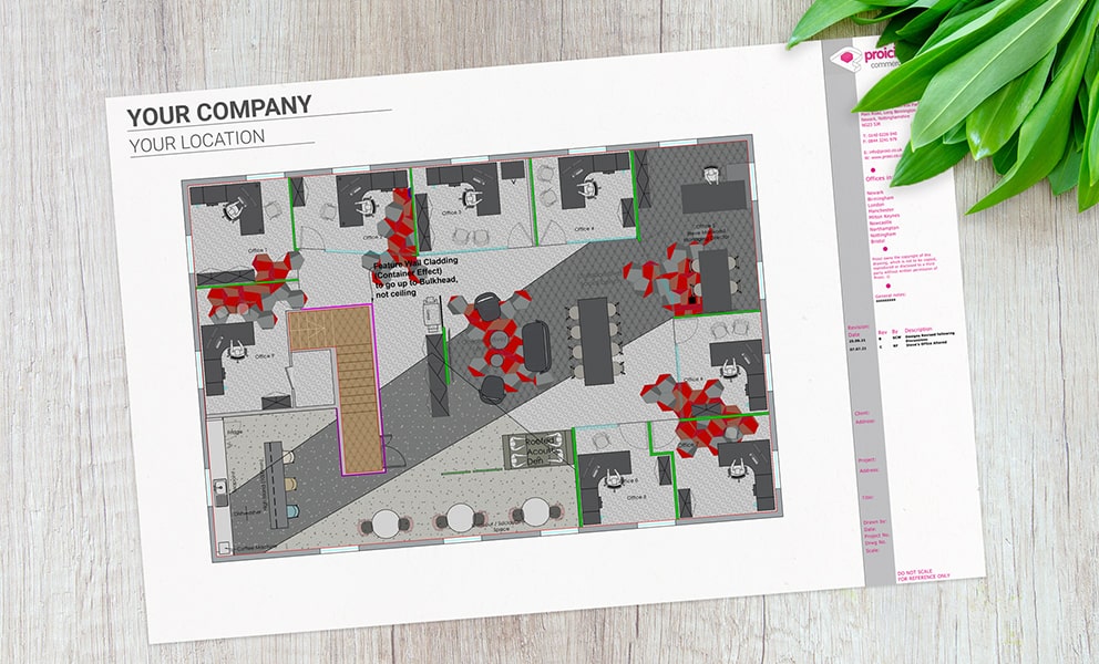 Nottingham Space Planning CAD Drawings