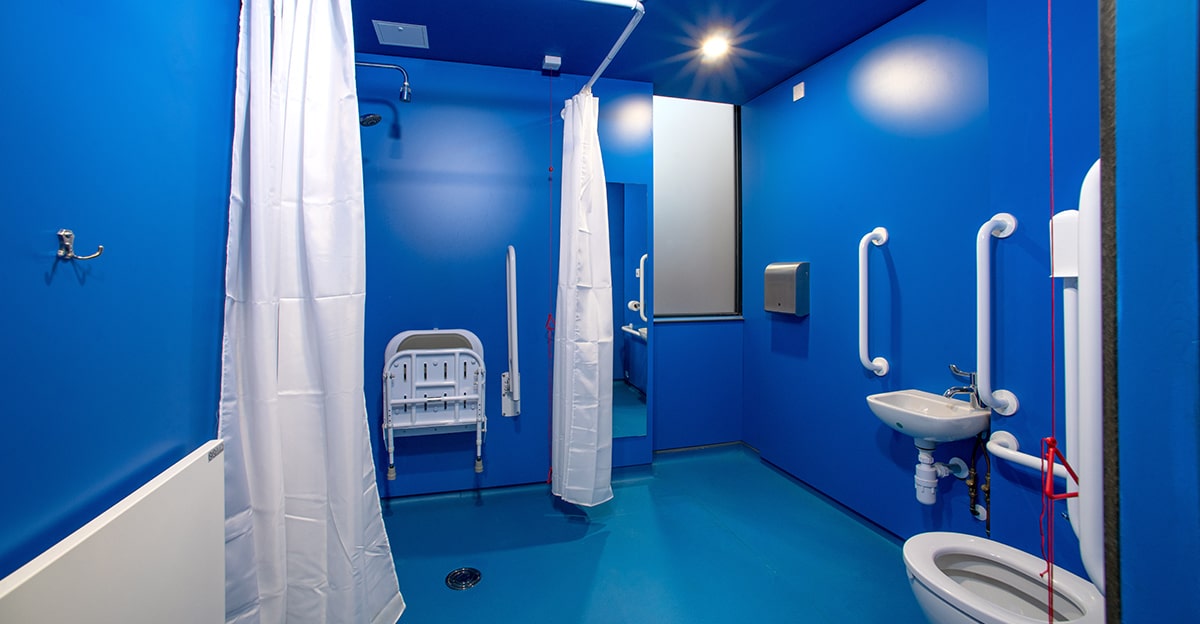 SGL Solid Grade Laminate Disabled Toilets