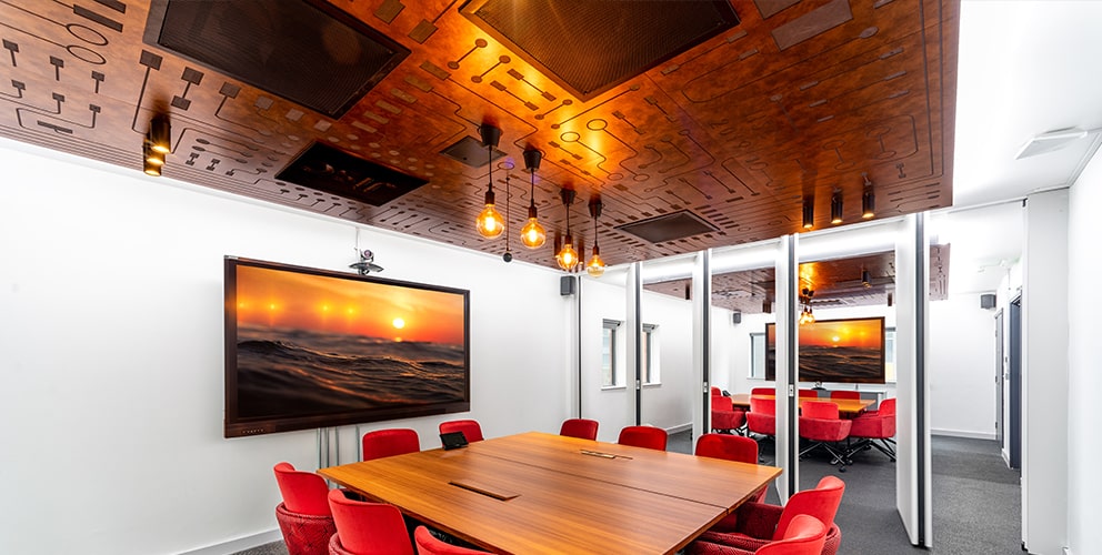 Bristol Office Circuit Board Suspended Ceiling