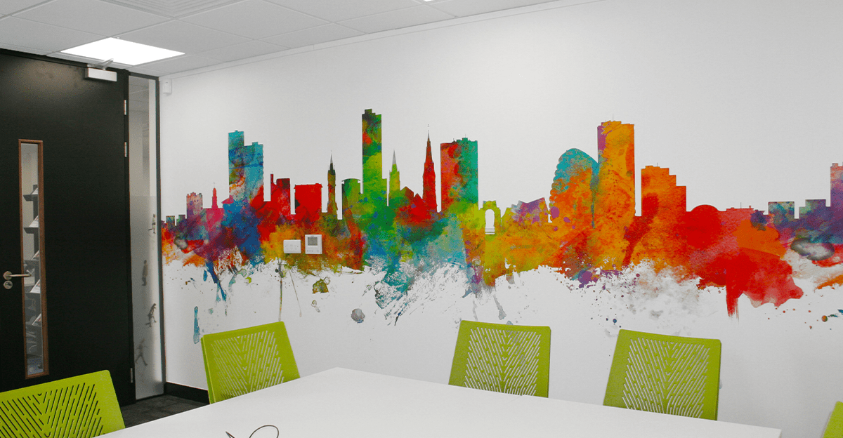Wall Graphic Office Feature Wall Graphic UK