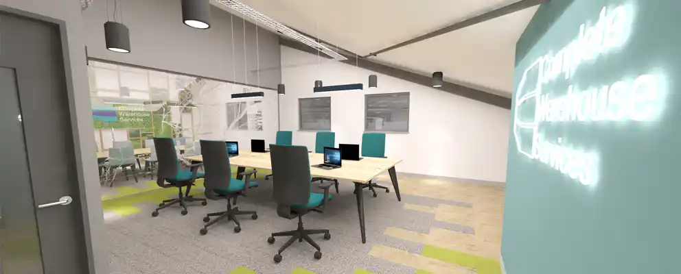 3D Office Space Planning 