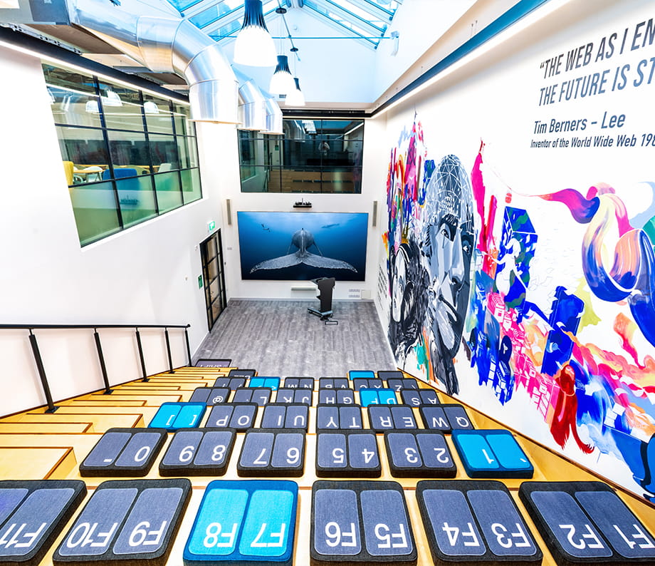 Collaborative workspace created through an office fit out
