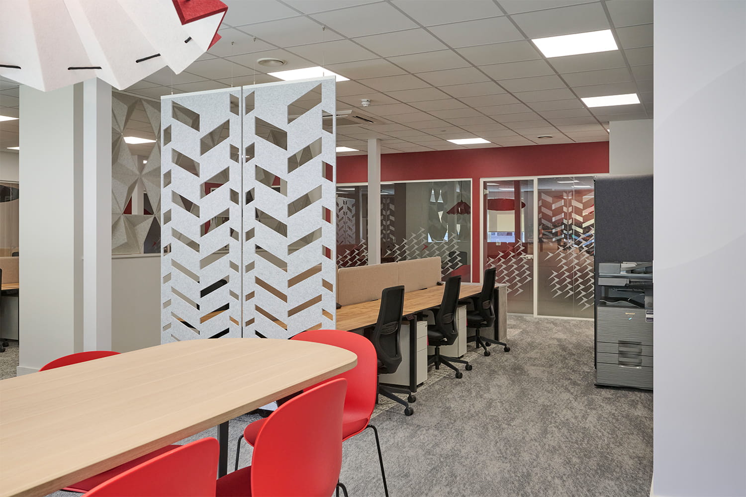 Office seating and agile workspace at DiversiTech International’s Nottingham headquarters