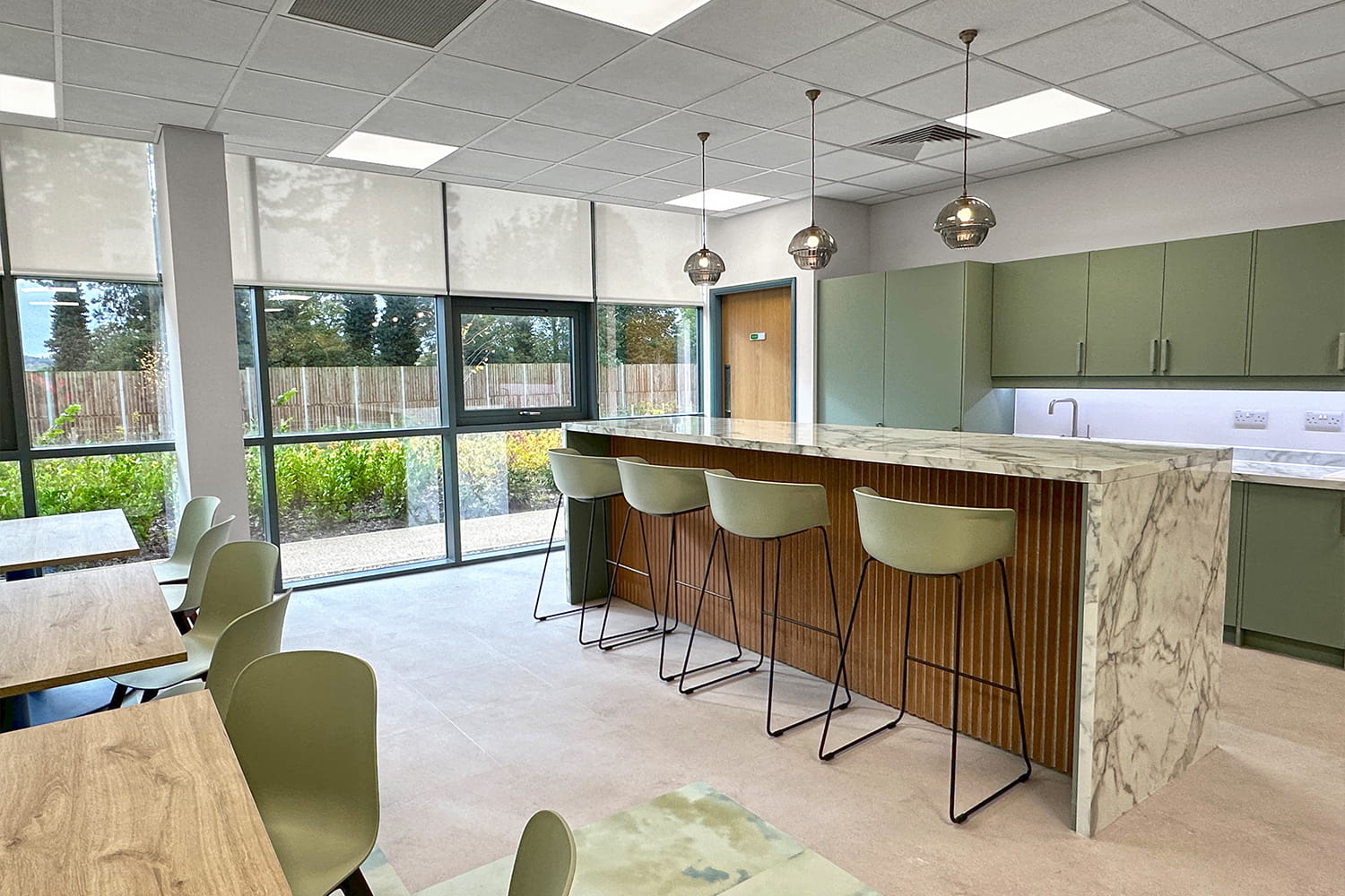 warehouse canteen M&E installations UK