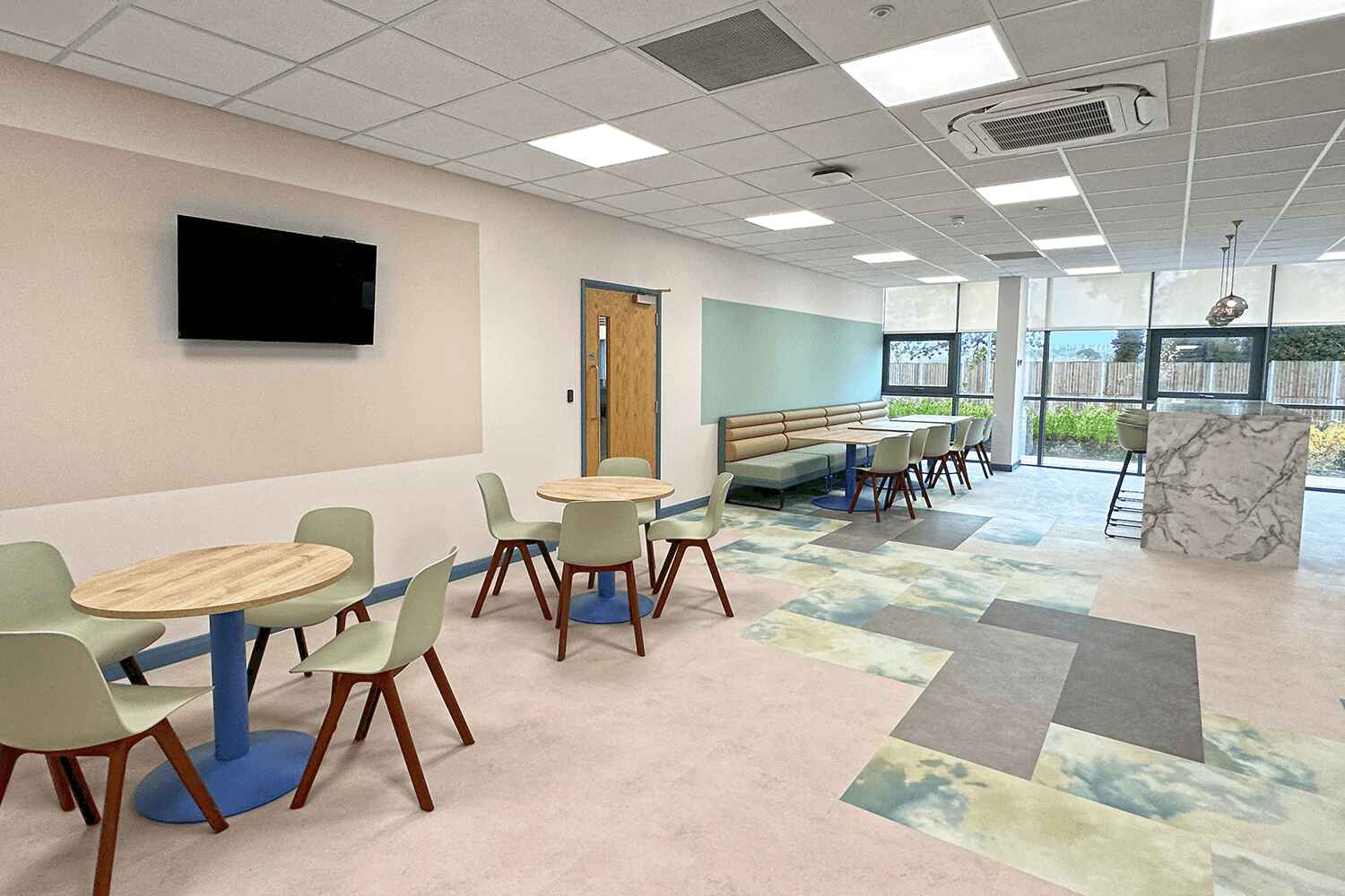 NRS Healthcare warehouse commercial canteen installation